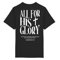 All for His Glory T-Shirt - Heavy Oversized Organic Shirt