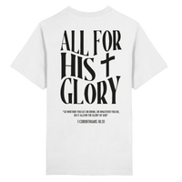 All for His Glory T-Shirt - Heavy Oversized Organic Shirt